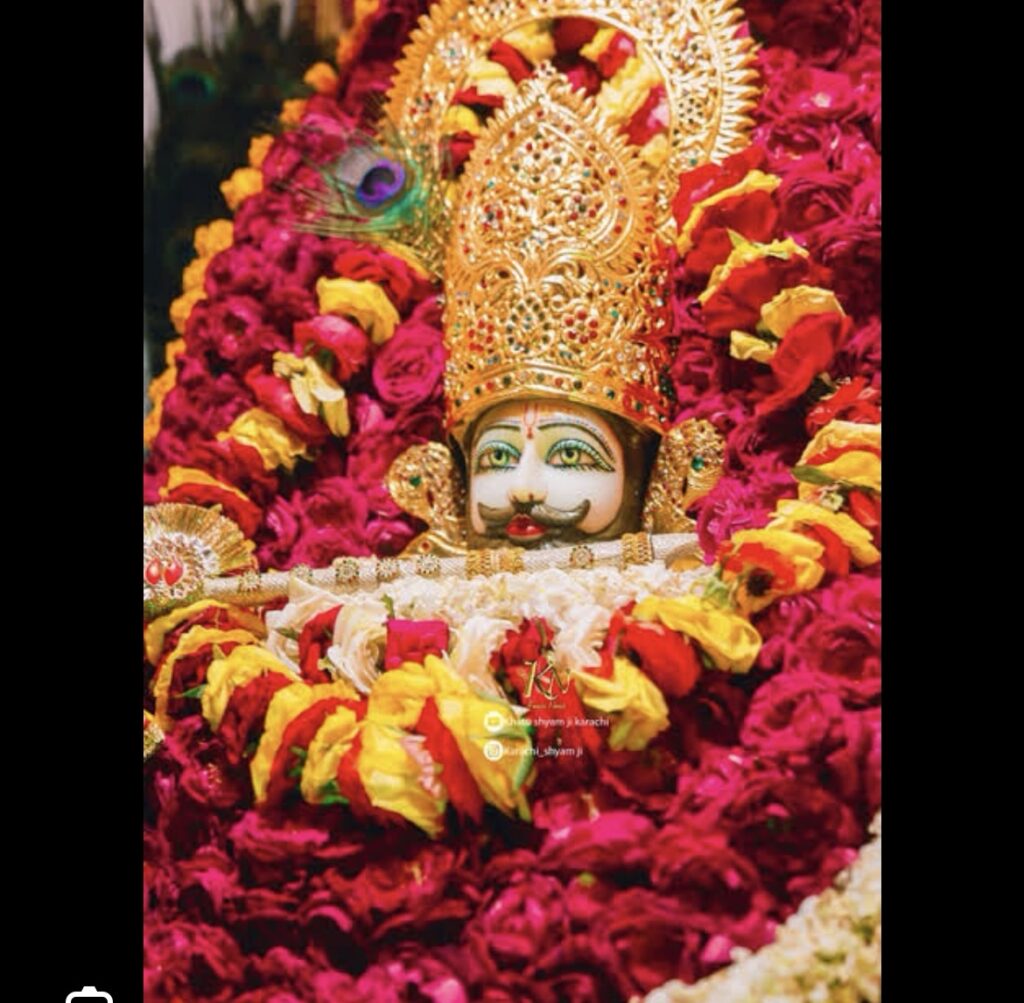 खाटू श्याम बाबा की निकली सवारी, श्रद्धालुओं का लगा ताँता