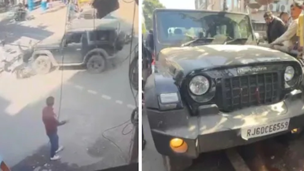 यपुर में थार की रफ्तार बनी जानलेवा, बाइक सवार युवक की कुचलकर मौत; 3 दिन में दूसरा हादसा