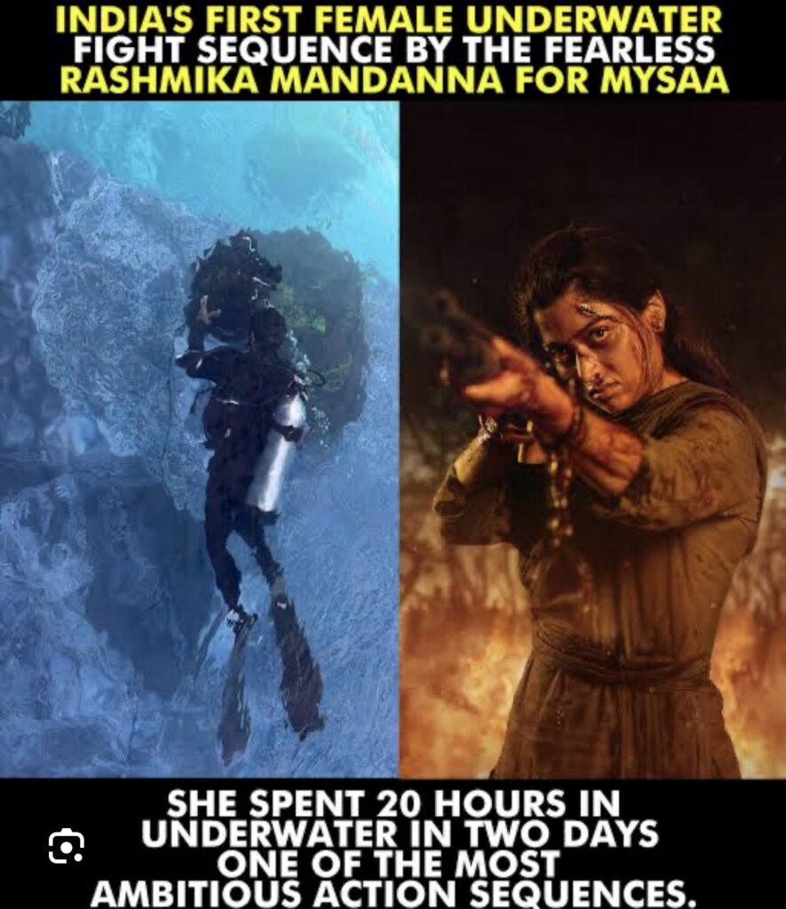 रोमांटिक इमेज से आगे बढ़ीं रश्मिका मंदाना, नई फिल्म में अंडरवॉटर एक्शन से करेंगी धमाकेदार वापसी